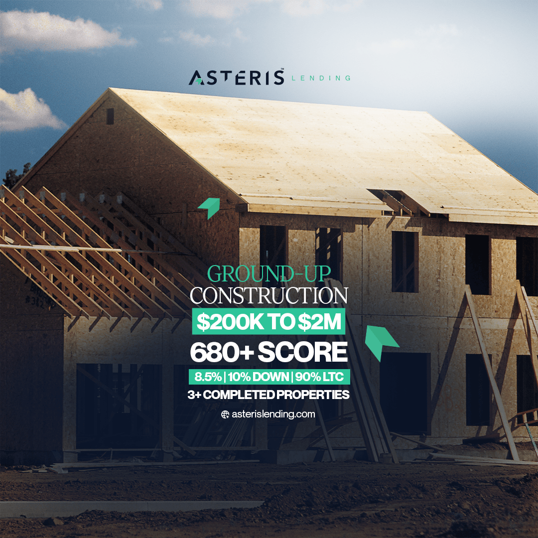 Ground-up construction ad example