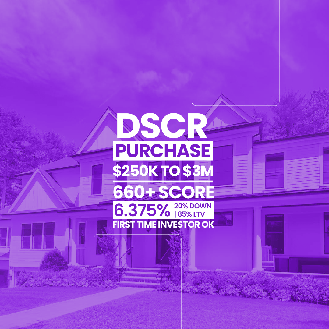 Investor Loans DSCR purchase ad example